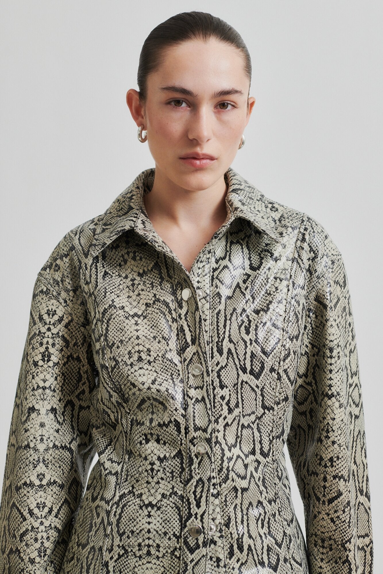 Devon læderskjorte - Summer Sand